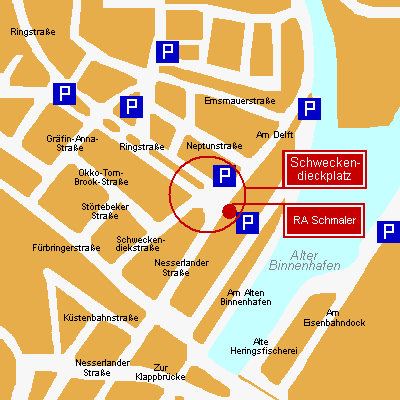 Strassenkarte Papenburg